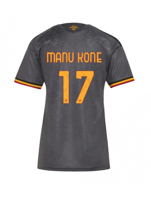 AS Roma Manu Kone #17 Replika Tredje Kläder Dam 2026-27 Kortärmad AS Roma Manu Kone #17 Replika Tredje Kläder Dam 2026-27 Kortärmad